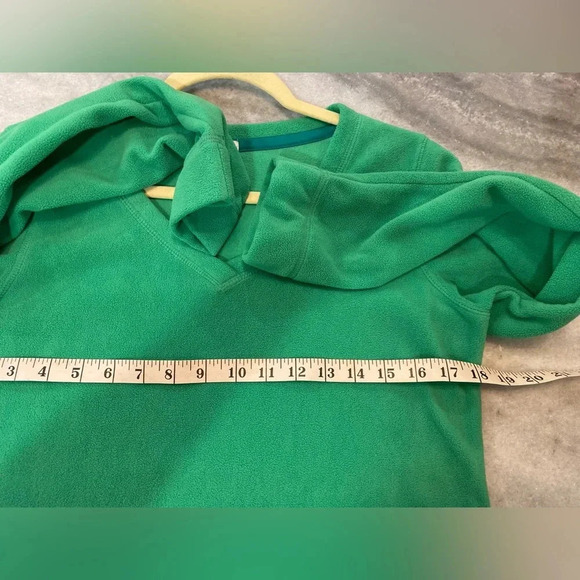 Old Navy Green V Neck Soft Fleece Long Sleeve Pullover Top Size S - Picture 7 of 10